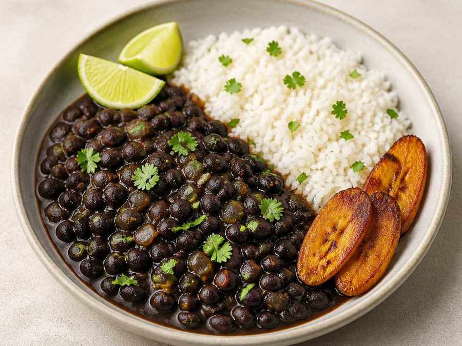 Cuban Black Beans and Rice