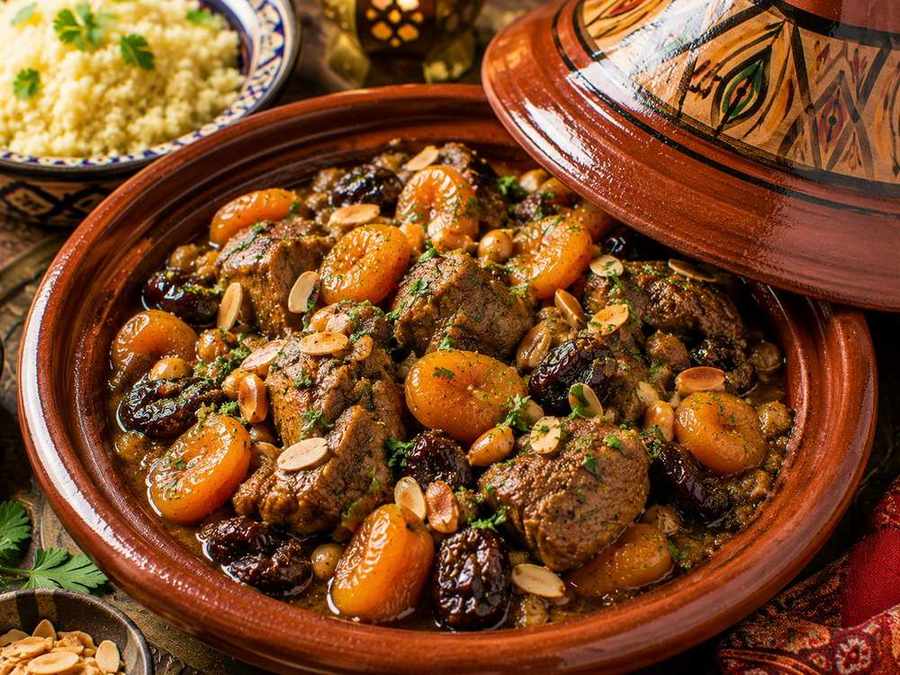 Lamb Tagine with Apricots